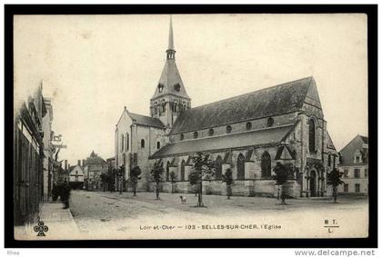 41 Selles-sur-Cher eglise D41D K41242K C41242C RH101254