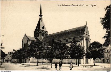 CPA SELLES-sur-CHER - L'Église (253327)