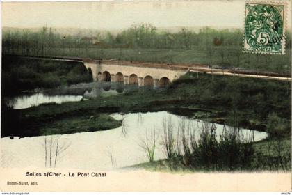 CPA SELLES-sur-CHER - Le Pont Canal (740960)