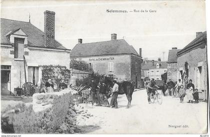 SELOMMES: rue de la Gare - Norguet édit