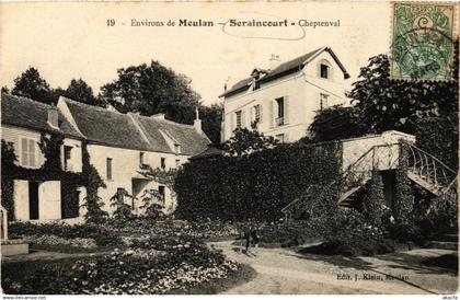 CPA Env. de MEULAN-SERAINCOURT - Cheptenval (350129)