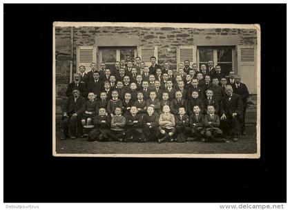 SERRIERES Ardèche 07 : photo de classe école écoliers et professeurs écrite de Serrières 1948