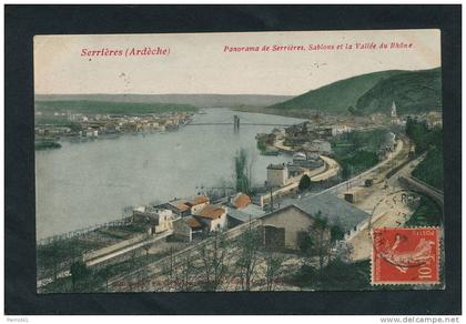 SERRIERES - Panorama de Serrières, Sablons et la Vallée du Rhône