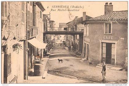 SERRIERES RUE MICHEL-GAUTHIER CAFE 07 ARDECHE