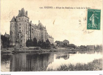 Carte Postale ancienne de  SOLESMES - Abbaye des Bénédictins