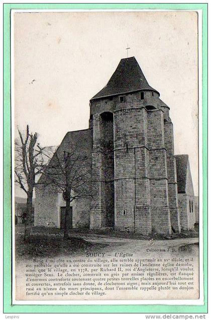 89 - SOUCY -- L'eglise...