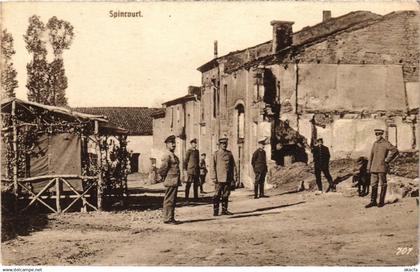 CPA Spincourt - Rue - Street Scene - Ruines (1036831)