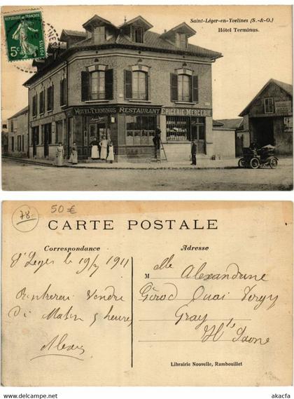 CPA AK St-LEGER-en-YVELINES Hotel Terminus (378269)