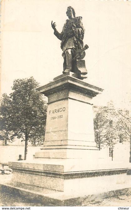 PARIS CARTE PHOTO  LA STATUE DE F.ARAGO