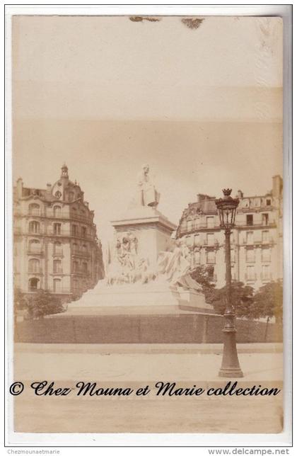 PARIS - MONUMENT LOUIS PASTEUR - PLACE BRETEUIL - CARTE PHOTO