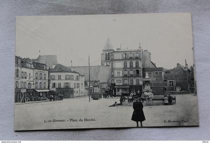 Suresnes, place du marché, Hauts de Seine 92