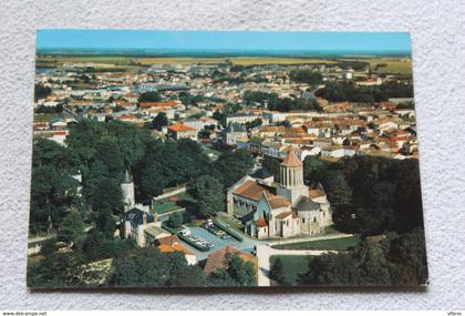 Cpm, Surgères, vue d'ensemble, Charente maritime 17