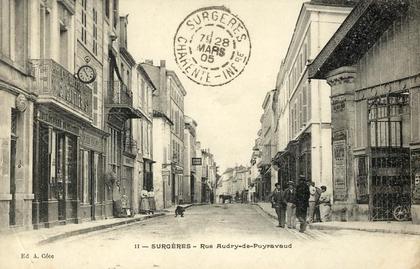 Surgères 17 -  Centre Ville - Commerces  Horlogerie Bijouterie