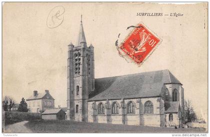 CPA 95  SURVILLIERS L EGLISE