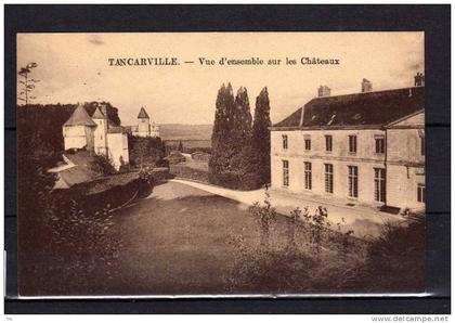 76 - Tancarville - Vue d'Ensemble sur les Chateaux