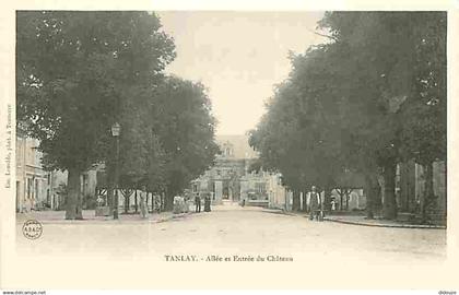 89 - Tanlay - Allée et entrée du Château - Animée - CPA - Voir Scans Recto-Verso