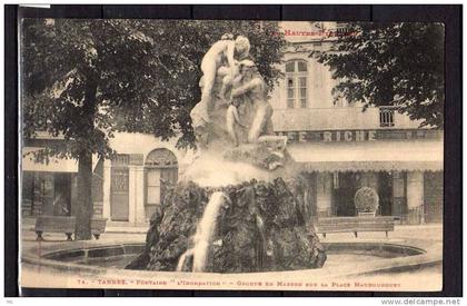 65 - Tarbes -  Fontaine  "L'Inondation" - Groupe en Marbre sur la Place Maubourguet - Les Hautes-Pyrénées