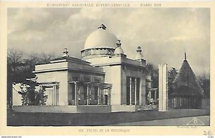 CPA Paris Expositions Coloniale Internationale 1931 - Palais de la Martinique