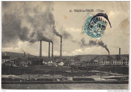 Carte Postale Ancienne de THAON les VOSGES