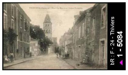 24 Thiviers - THIVIERS (Dordogne) - Rue du Docteur Jules-Theulier - rue du docteur jules theu /  D24D  K24551K  C24551C