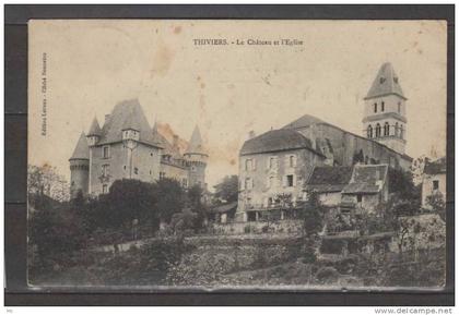 Thiviers - Le Chateau et l'Eglise