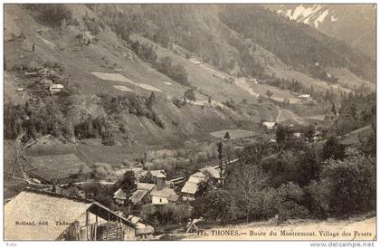 THONES ROUTE DE MONTREMONT VILLAGE DES PESETS