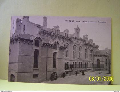 THOUARS (DEUX-SEVRES) ECOLE COMMUNALE DE GARCONS.