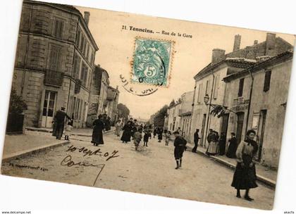 CPA TONNEINS-Rue de la Gare (264153)