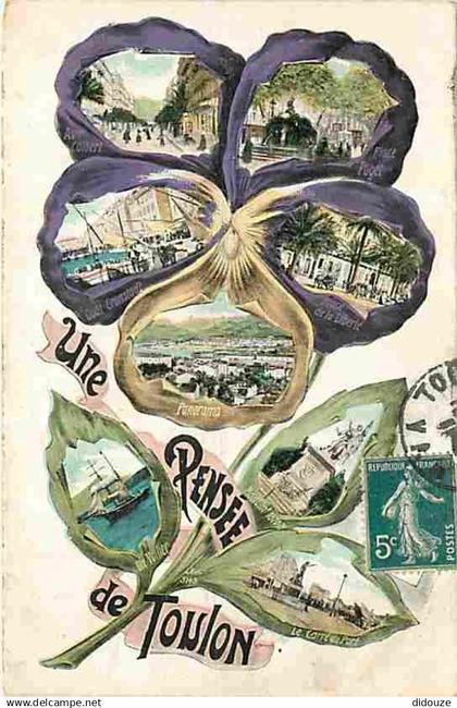 83 - Toulon - Une Pensée de Toulon - Multivues - CPA - Voir Scans Recto-Verso