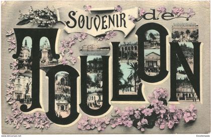 CPA-Carte postale -France- Toulon- Souvenir  de Toulon  1906VM43550+