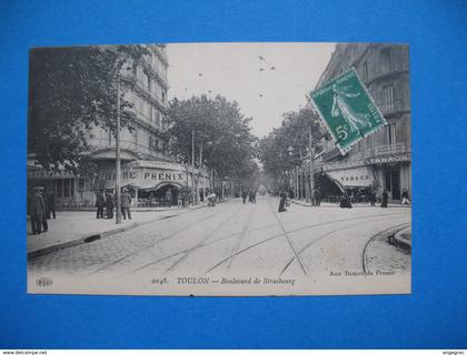 CPA  Toulon -  Boulevard de Strasbourg   voyagé