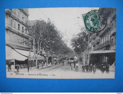 CPA  Toulon -  Boulevard de Strasbourg   voyagé