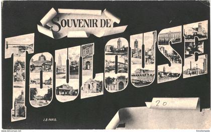 CPA-Carte postale -France- Toulouse- Souvenir  de Toulouse   - VM43547+