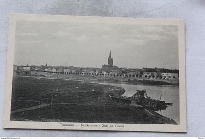 Toulouse, la Garonne, quai de Tounis, Haute Garonne 31