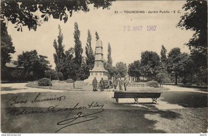 CPA TOURCOING - Jardin Public (142113)