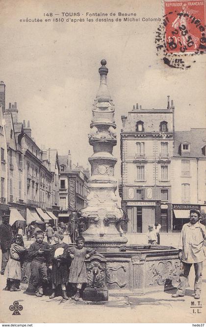 Tours - Fontaine de Beaune