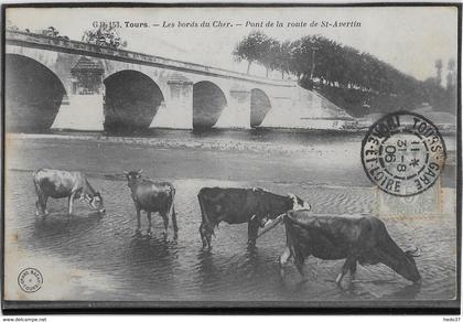 Tours - Pont de la route de Saint Avertin