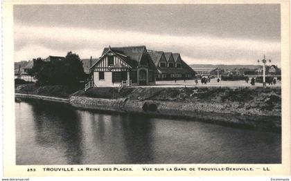 CPA-Carte Postale  France  Trouville Vue sur la Gare de Trouville Deauville   VM55243