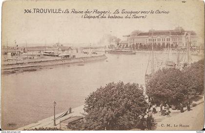 Trouville - Départ du Bateau du Havre