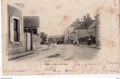 TUFFE RUE DE LA GARE (CARTE PRECURSEUR)