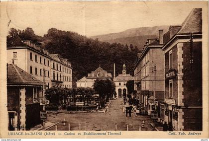 CPA URIAGE-les-BAINS - Casino et Etablissement Thermal (247155)