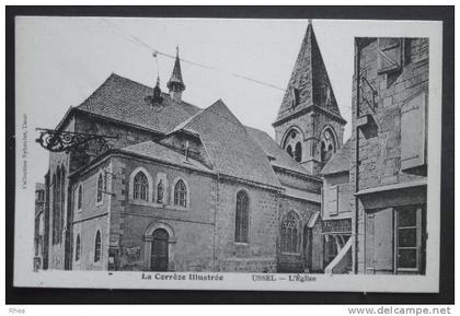 19 Ussel La Corrèze Illustrée USSEL - L'Eglise eglise sépia D19D K19275K C19275C RH001734