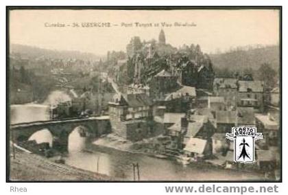 19 Uzerche - Corrèze - 34. UZERCHE - Pont Turgot et Vue Générale - cpa