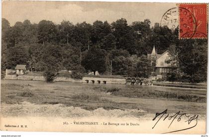 CPA VALENTIGNEY - Le Barrage sur le DOUBS (183458)