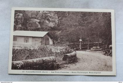 Valleraugue, les trois fontaines, route de Valleraugue Mont Aigoual, Gard 30