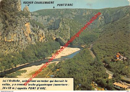 Rocher Charlemagne - Pont d'Arc - Vallon Pont d'Arc - (7) Ardèche