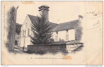 CPA 95 VALMONDOIS L EGLISE 1904