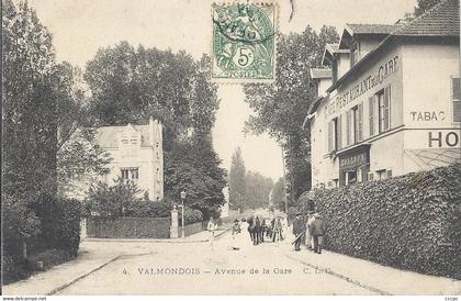 CPA Valmondois Avenue de la Gare