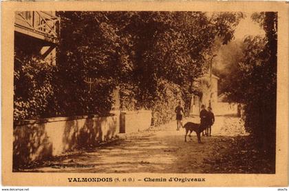 CPA VALMONDOIS - Chemin d'Orgiveaux (107410)