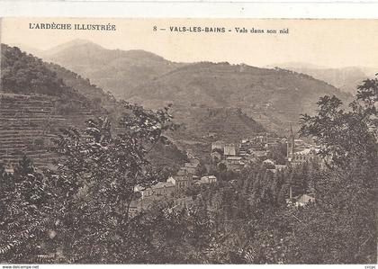 CPA Vals-les-Bains Vals dans son nid